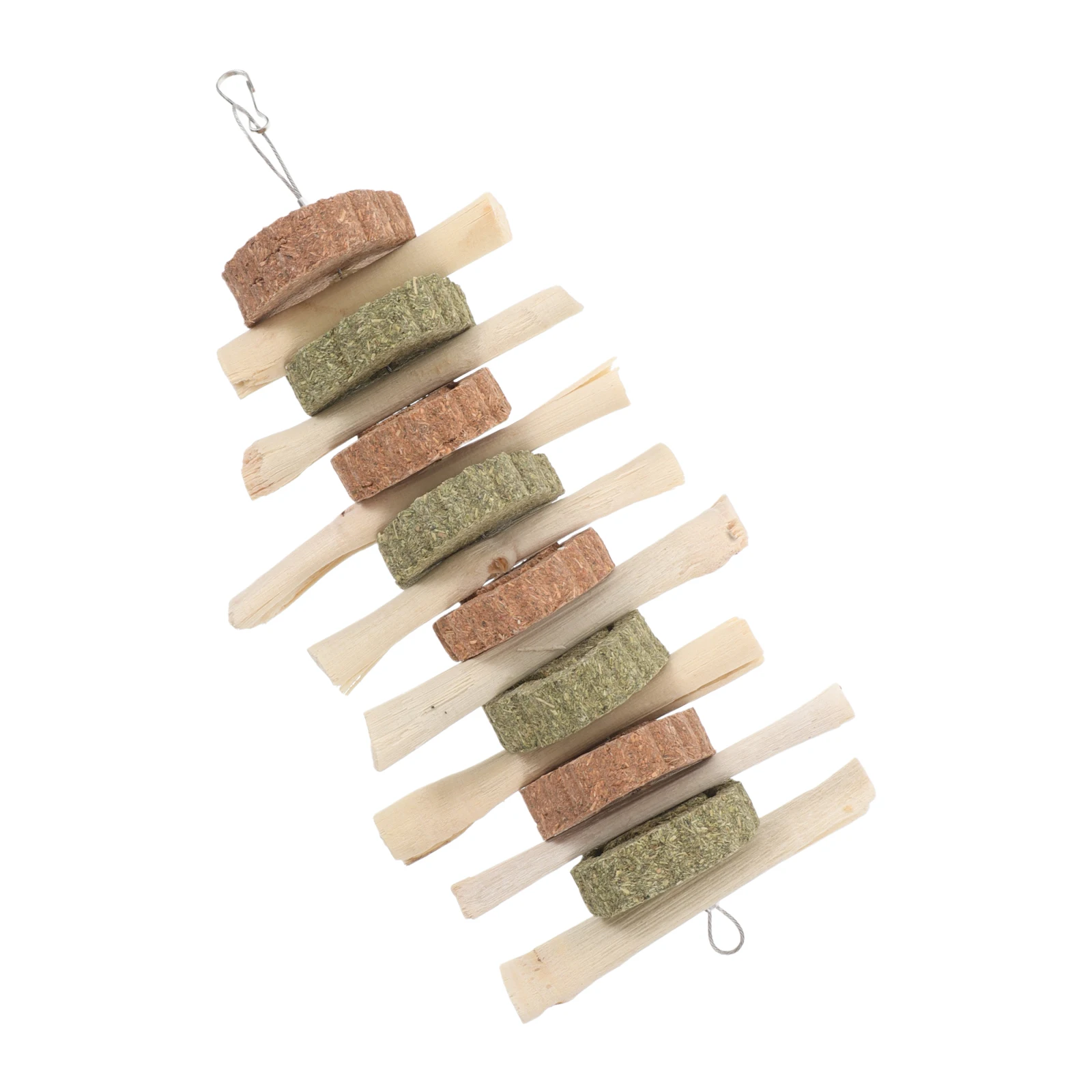 

Bite Skewers High Fiber Toys Rabbits Chinchilla Guinea Pigs Hamsters Dual Flavor Treats Materials Promotes