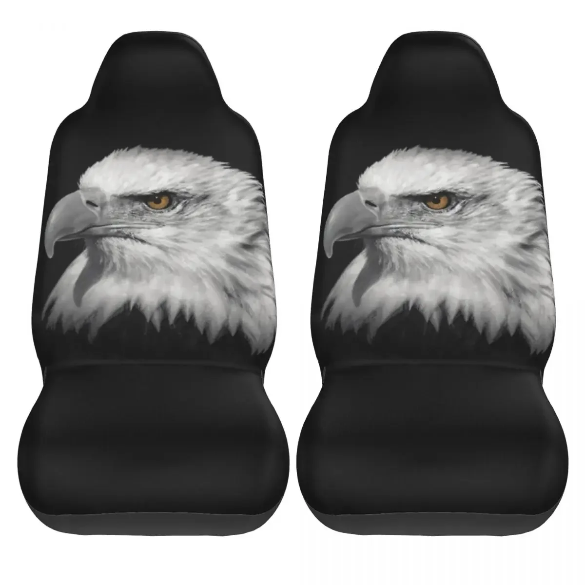 Eagle Car Seat Cover Custom Printing Universal Front Protector Accessories Cushion Set