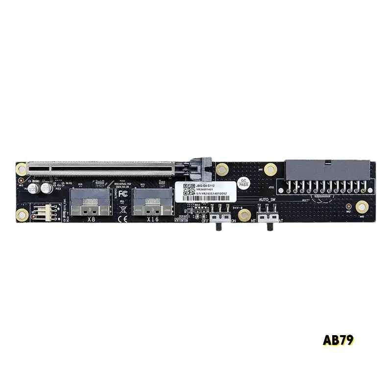 2Port Slimsas External Card Pcie4.0 X16 Laptop To External Video Graphics Card Pcie4.0 X16 To Slimsas 8654 PC Adapter