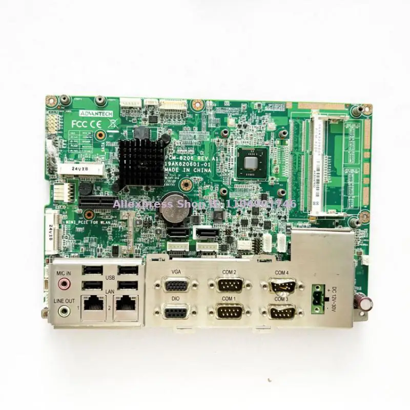 PCM-8206 REV.A1 19AK820601 PCM-8206B  Embedded industrial control motherboard, industrial control equipment board