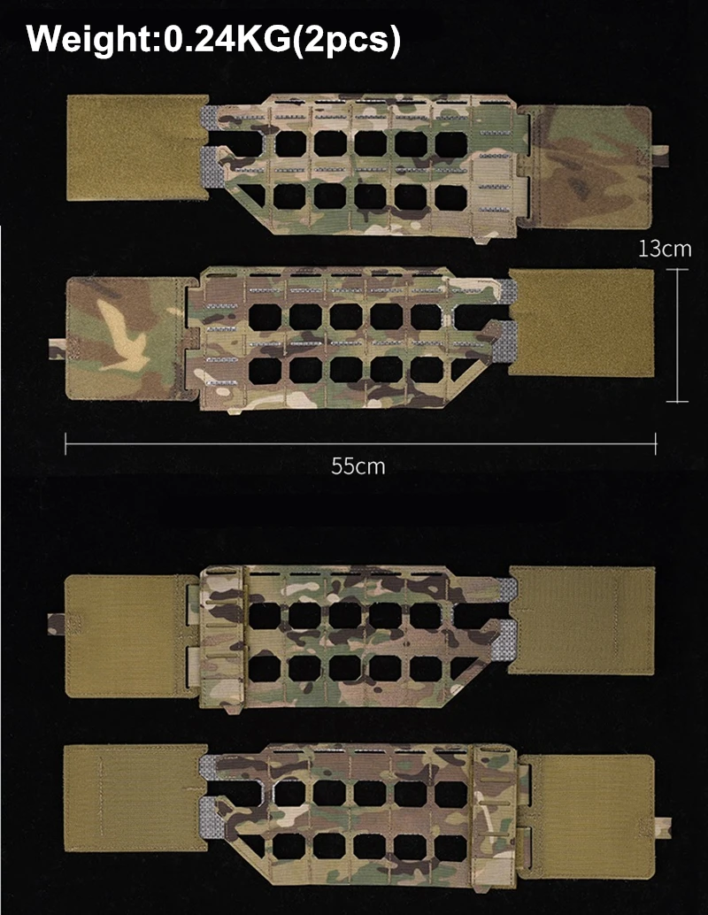 K シリーズハンティングベストチェストリグ軽量ガードル K19 KZ ベスト、クイックリリースサイドウォールモールカマーバンドウエストバンド