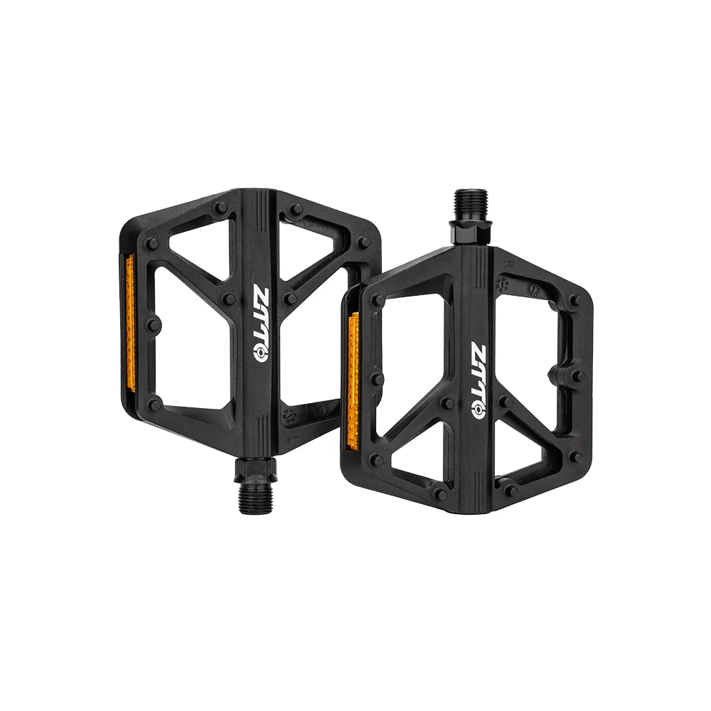 ZTTO Ultraleichtes Pedal Mountain Road Bike Pedalplattform Nylonpedale Versiegelte Lager Trittbrett Radfahren BMX Anti-Rutsch-Flachpedale