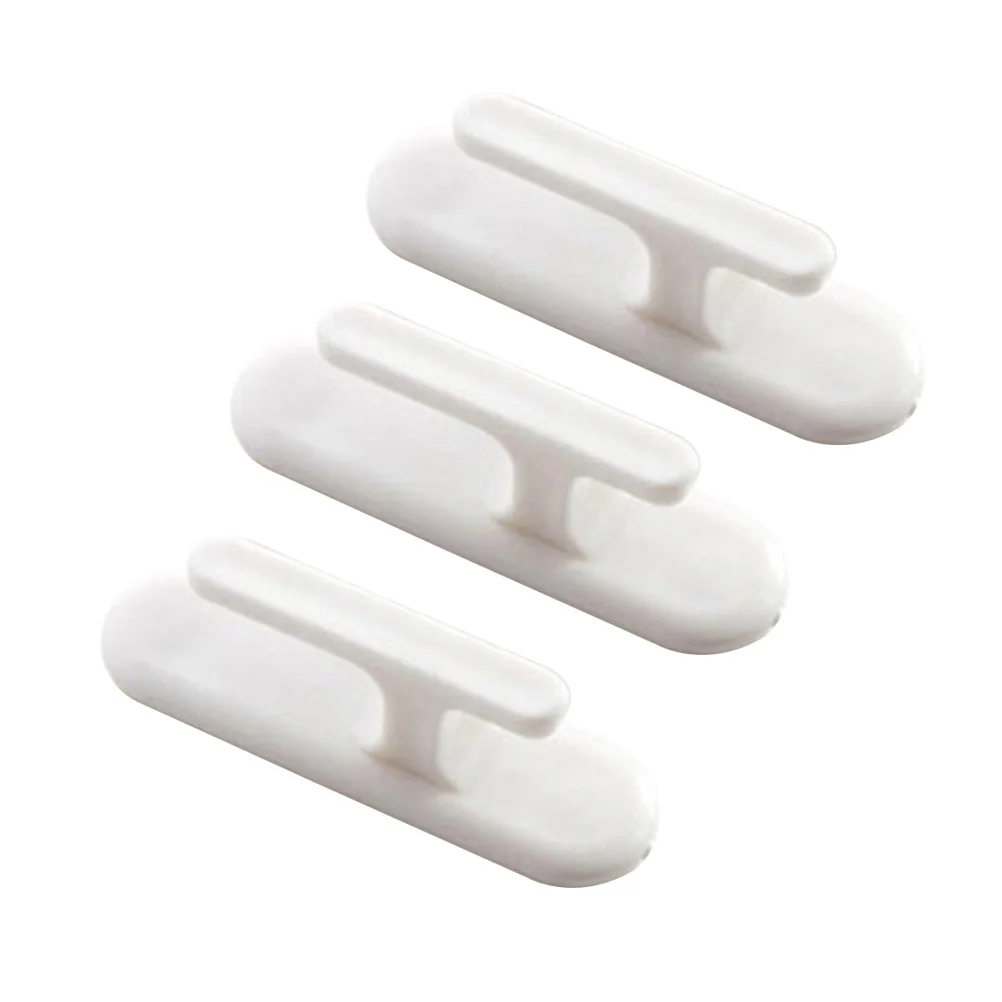

6 Pcs Wall Hooks High Strength No Deformation Curtain Accessories Decorative Accessories White Modern Room Them