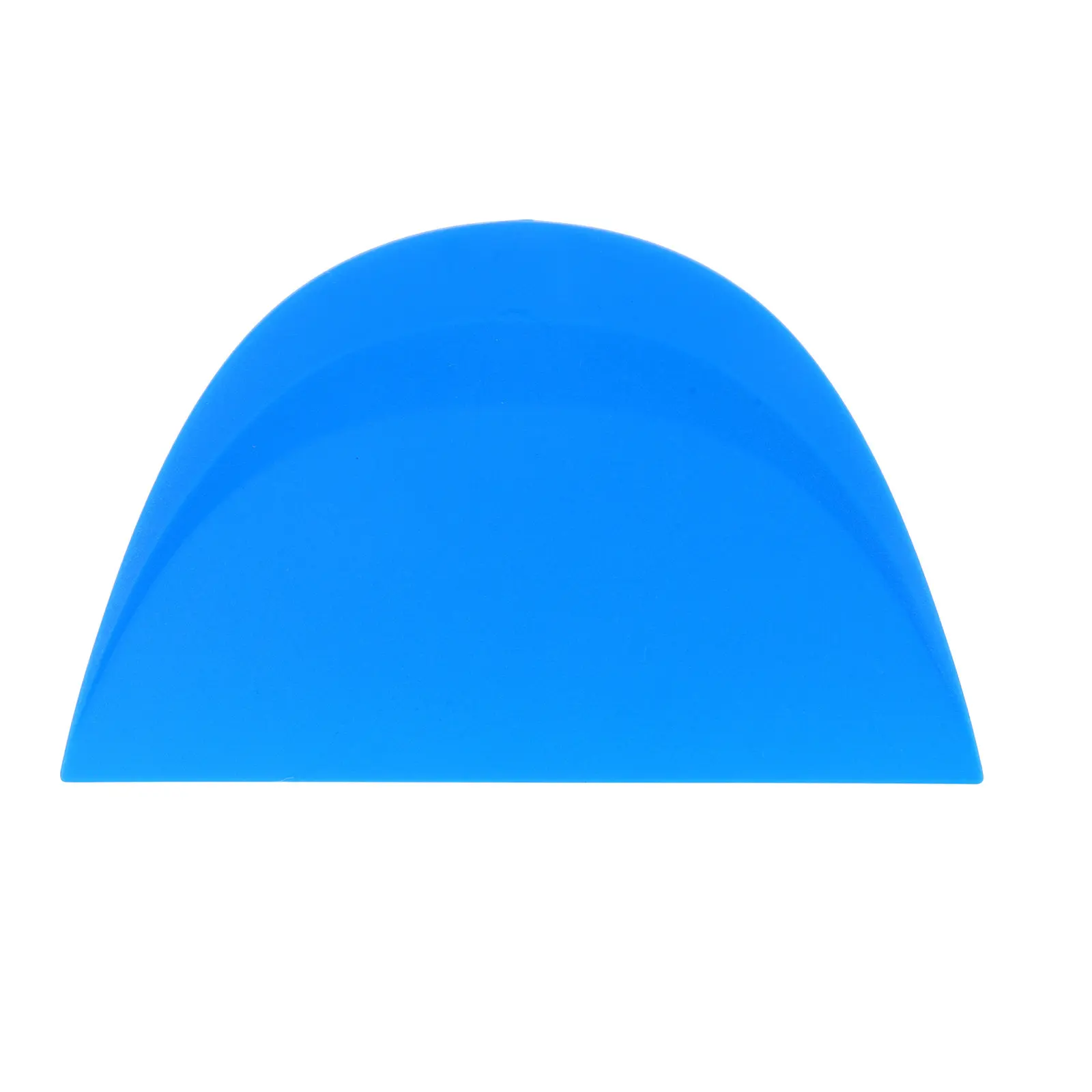 Car Beauty Tool Semicircular Soft Edge Squeegee for Car Wrap Installation Transparent Plastic Scraper for Vehicle Vinyl Film