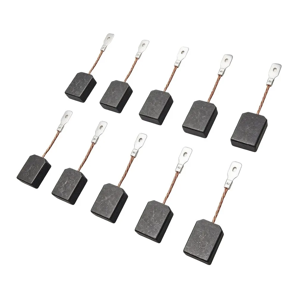 10 Pcs 316055770 Carbon Brushes For WEA15125 WEPBA17-125 Angle Grinder Replacement Parts Power Tool Repair Accessories Set