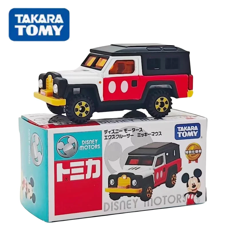 

Модель автомобиля TAKARA TOMY 1:64 Micky SUV из сплава, литой под давлением, коллекция детских игрушечных машинок, украшения для детей, праздничные подарки.