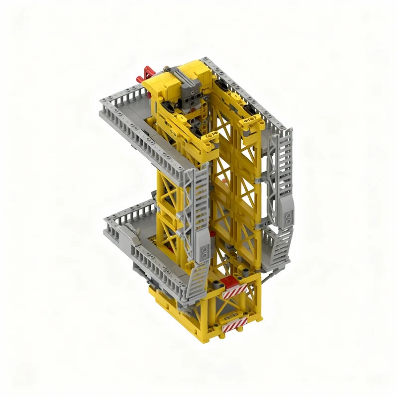1168pcs MOC City Construction City - Tower Crane = Climbing Frame Modules Model Building Blocks Christmas Gift Toy Architecture