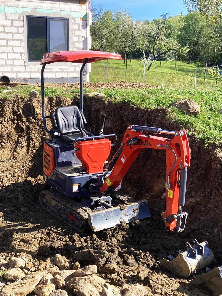 Compact Mini Excavators Mini HydraulicExcavator 1.2 Ton With EPA/CE/EURO 5Chinese Micro Digger Factory Customization