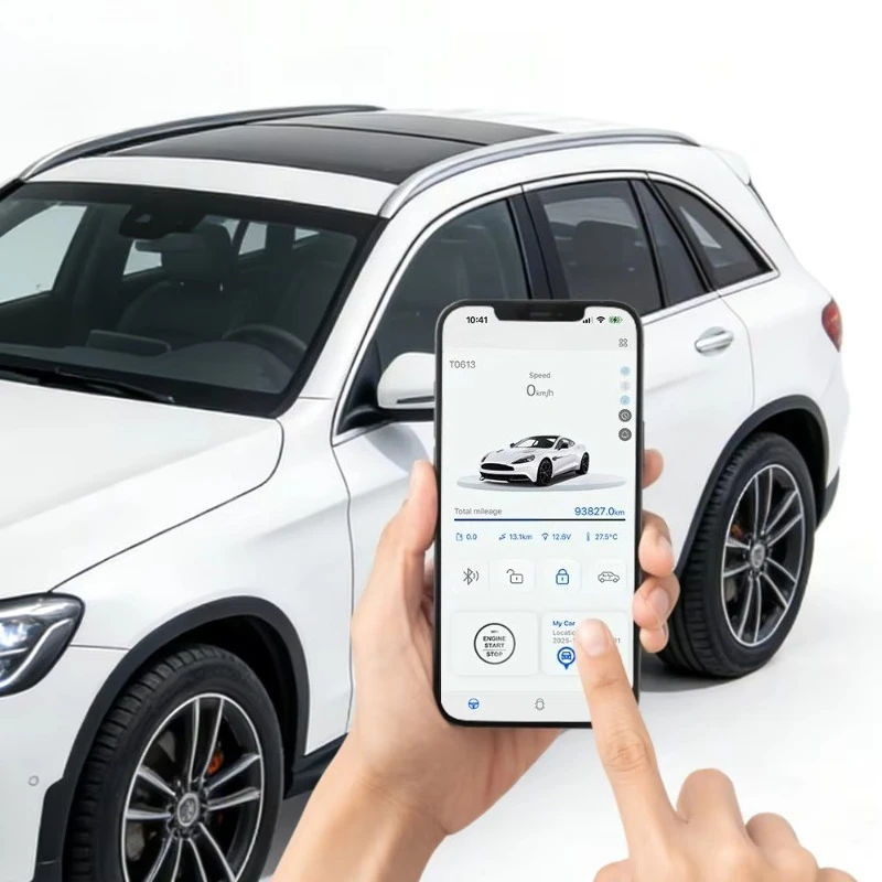 Keyless Go Smart Key Smartphone App Car Control Remote Start System