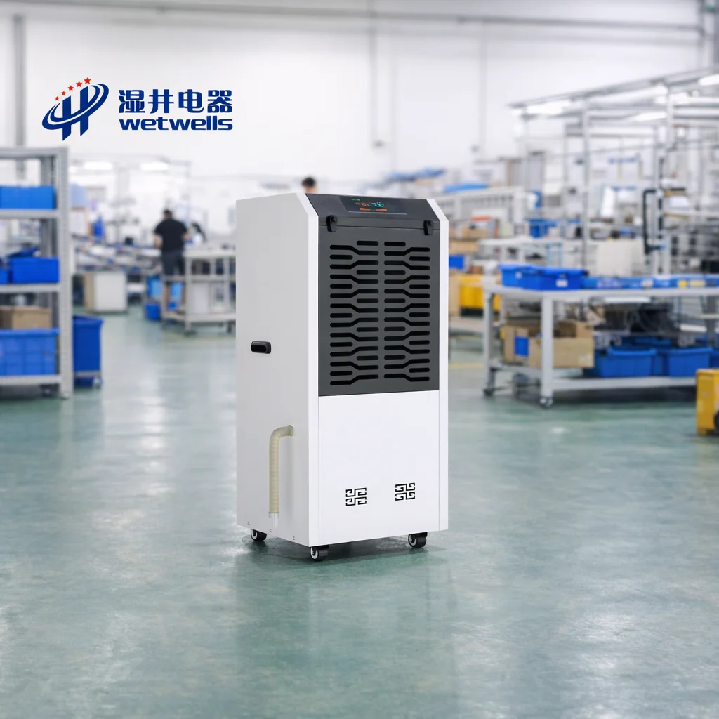 

New 220V Industrial Dehumidifier 90L/D with Video Factory Inspection Supported for Warehouse & Garage Drying