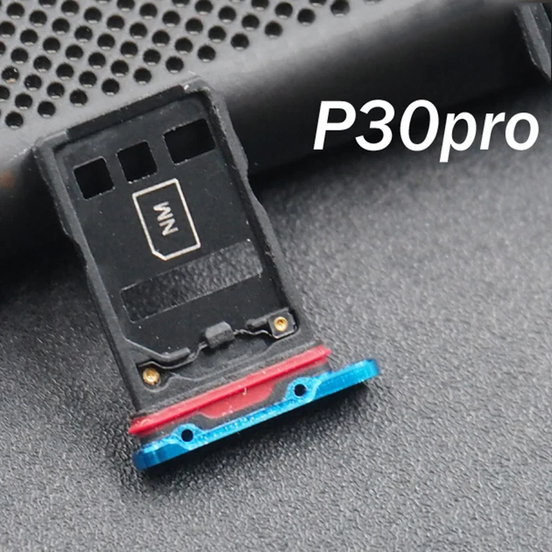 SIM Card Tray Socket For Huawei P30 Pro P30Pro VOG-AL00/AL10  VOG-L09/L29   Card Reader Slot Adapter Holder Repair Parts