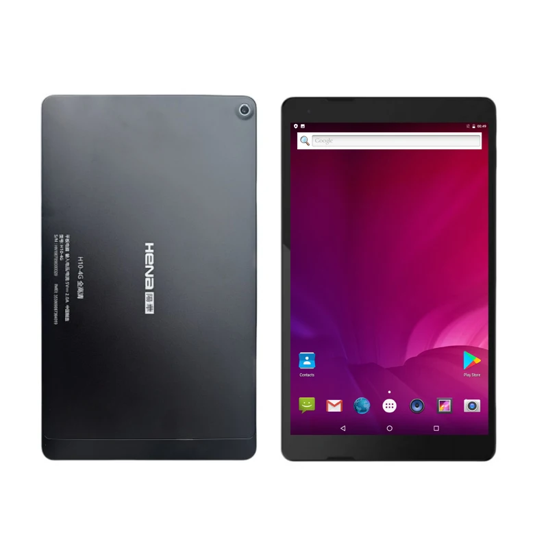 أحدث المبيعات 10.1 بوصة 4G مكالمة هاتفية الكمبيوتر اللوحي RAM 2GB ROM 32GB H10-4G أندرويد 7.0 MT6735 وحدة المعالجة المركزية 64 بت 1920x1200 بكسل كاميرا