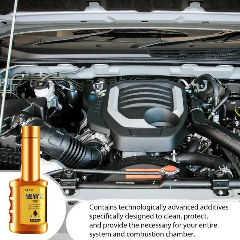60 ml Kraftstoffeinspritzdüsenreiniger, Autosystem, Benzinsparer, Sparen Sie Gas, Ölzusatz, Wiederherstellung der Spitzenleistung, Kohlenstoffeinlage
