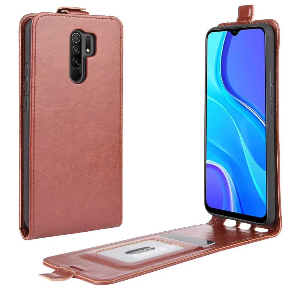 For Xiaomi Redmi 9 Cover Phone Cases Flip Vertical Leather For Redmi K40 K40S K50 K60 Pro 9A 9C 9T Gaming Soft Back  Card Slot