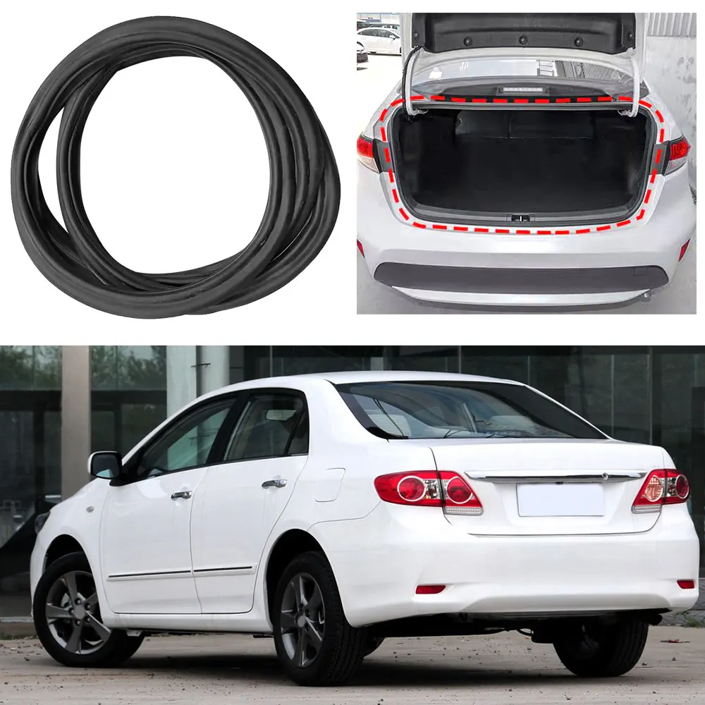 Car Rear Trunk Lid Weatherstrip Rubber Seal Gasket Fit for Toyota Corolla 2009 2010 2011 2012 2013 64461-02120 Accessories ﻿