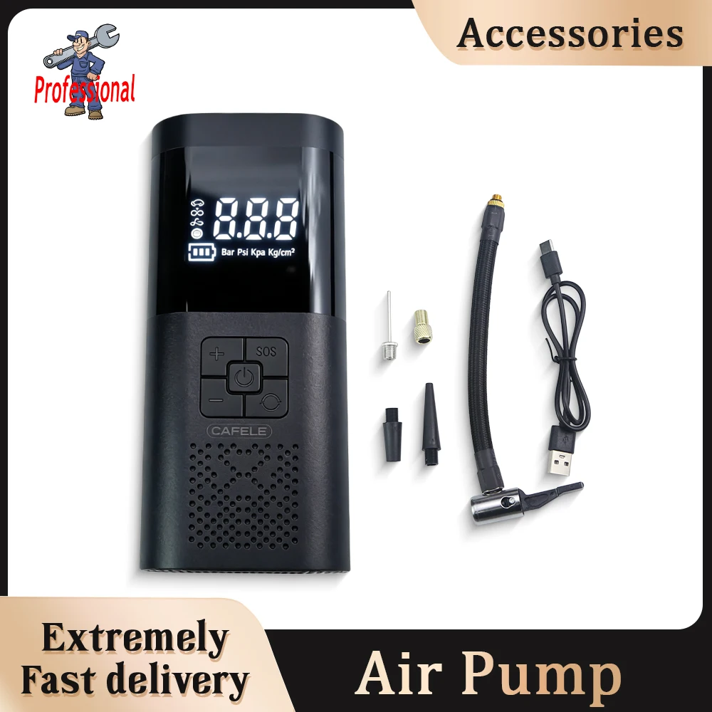 

Portable Car Air Compressor Cordless Tire Inflator Pump with Digital Gauge for Car Motorcycle Bike Air Pump 12V Air Compressor