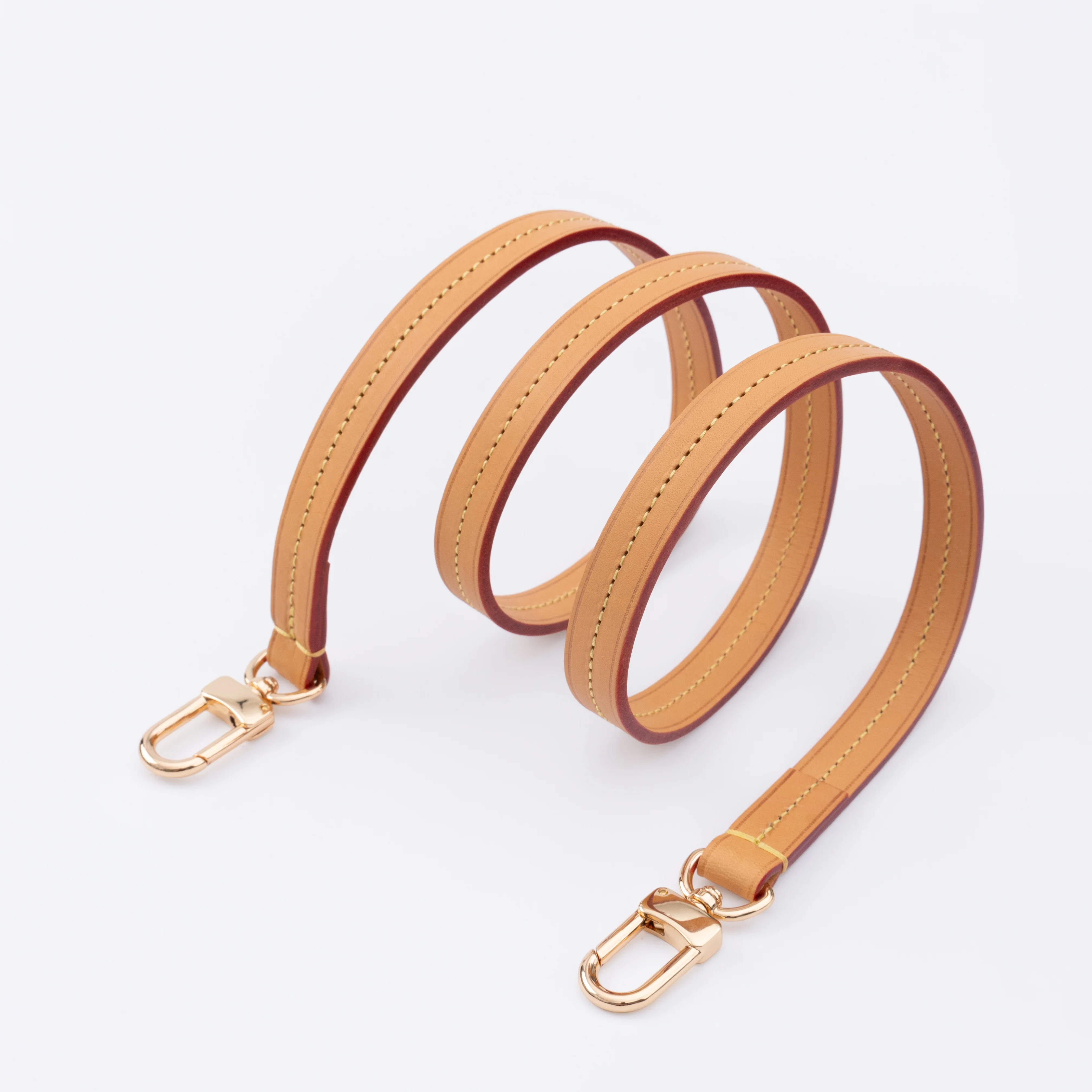 BEERY&SNOWY Bag Replacement For LV Shoulder Straps Croisette Handbag Accessories Genuine Vachetta Leather Strap