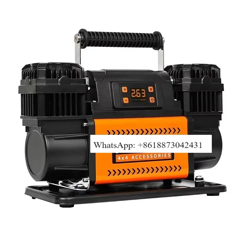 Car mounted inflation pump 12v dual cylinder high-pressure high-power inflation pump  OO