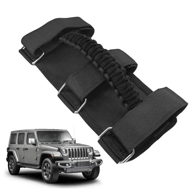 Rolbeugel Handvat Paracord Auto Handgreep Handgreep 3 Nylon Bandjes Ontwerp Sterke En Duurzame Upgrade Paracord Rolbeugel Handgrepen