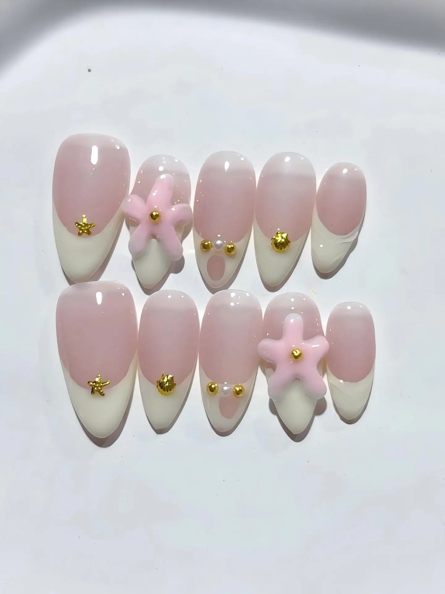 

French Normcore Intellectual Style Nail Art Fashion Manicure (C426)
