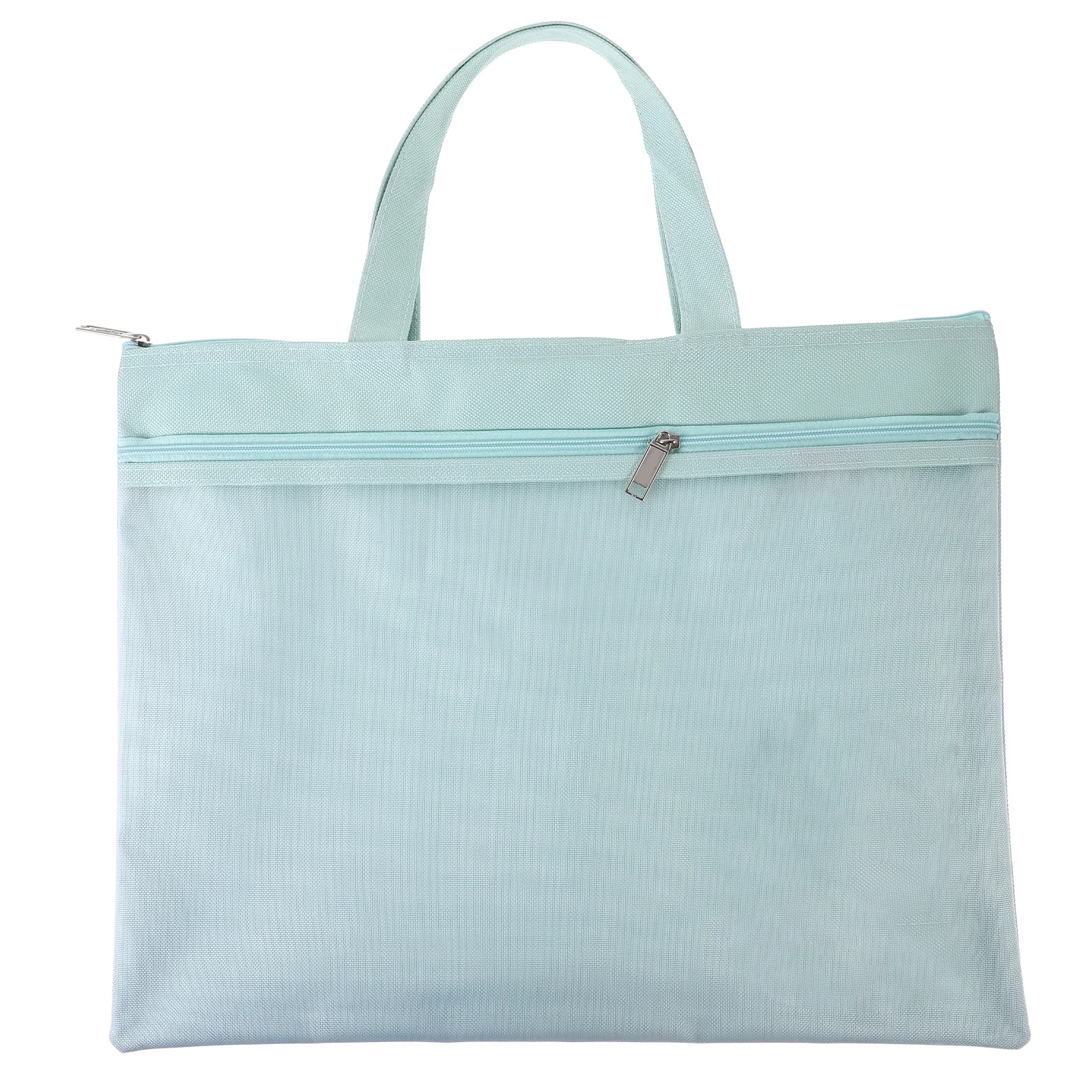 

Document Storage Bag Nylon Portable File Organizer Pouch for Papers Checks Receipts Business Cards Handheld Zipper Pouch Bags