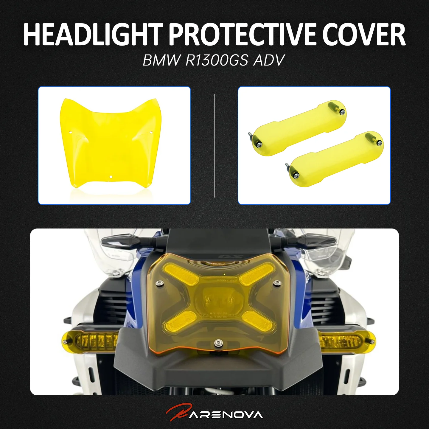 

Suitable for BMW R 1300 GS 2023-2026 Motorcycle Accessories Headlight Protector Turn Signal Protector R 1300GS 1300GS ADVENTURE