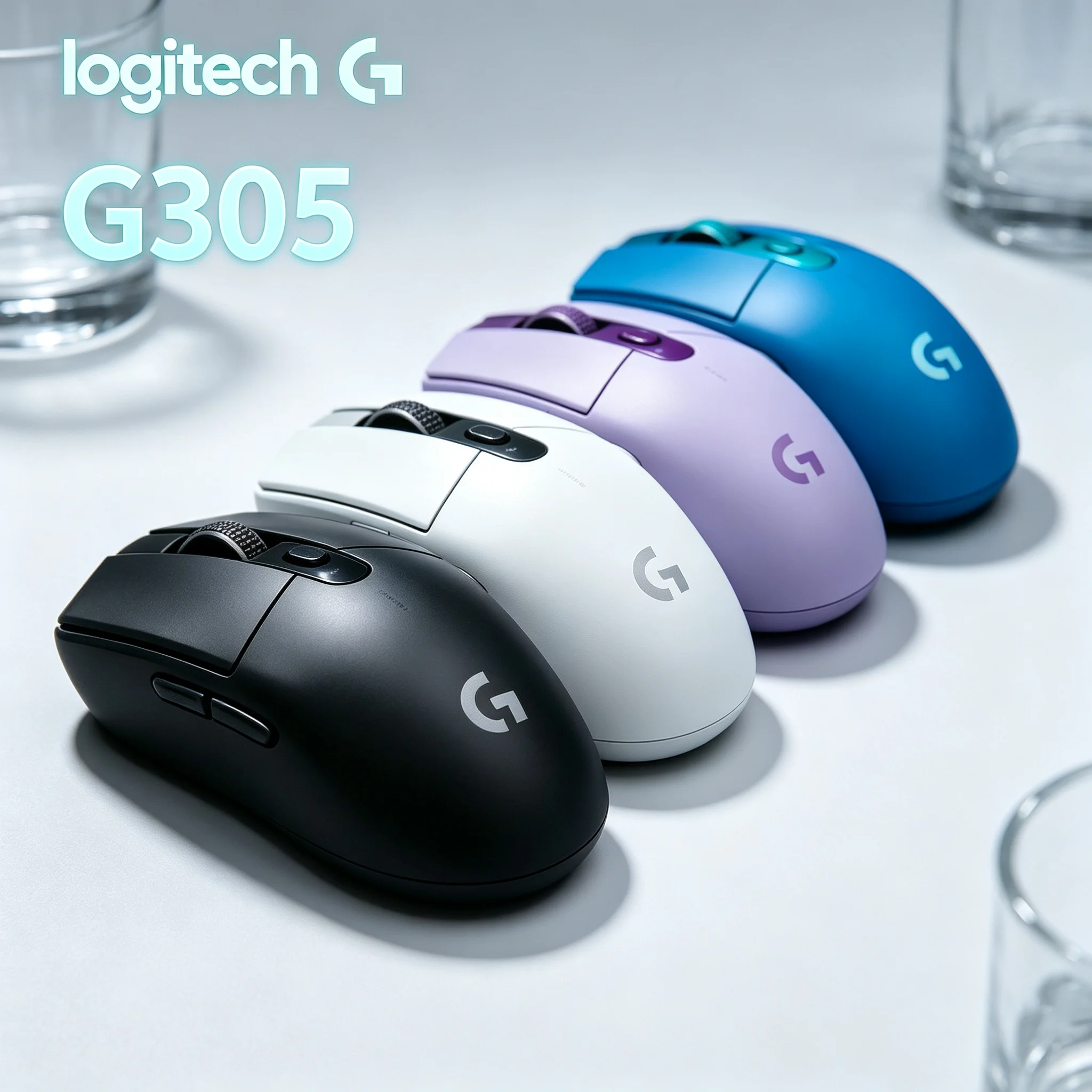 Logitech G305 Wireless Gaming Mouse Smooth Click Experience For Esports Gaming Office Work Daily Life Desktop Computer Mice
