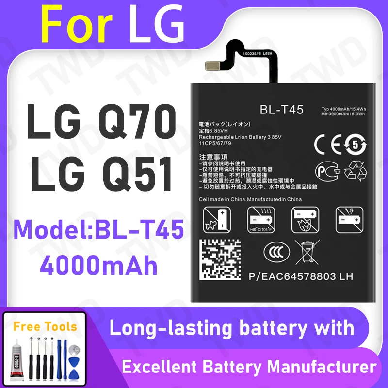 100% New 4000Mah BL…