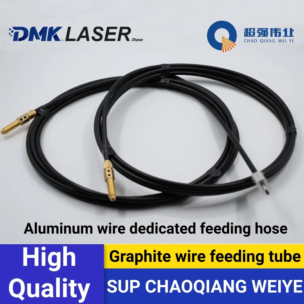 

CQWY original Special graphite wire feeding tube for aluminum welding wire feeder hose Al0816-3 7060 for laser head SUP20ST/23ST