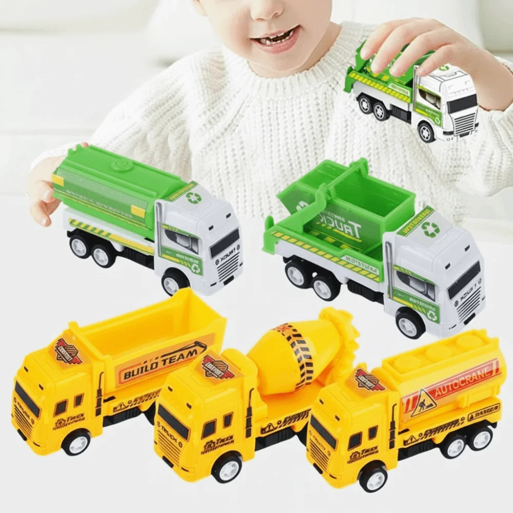 

Creative Plastic Pull Back Car Pull Back Mechanism Toy Vehicle Friction Powered Toy Friction Powered Dump Truck Boys Gift