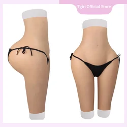 Tgirl Cosplay Shorts Silicone Enhancement Fifth Pants Hip Lifter with Fake Vagina for Crossdresser Transgender Drag Queen Party