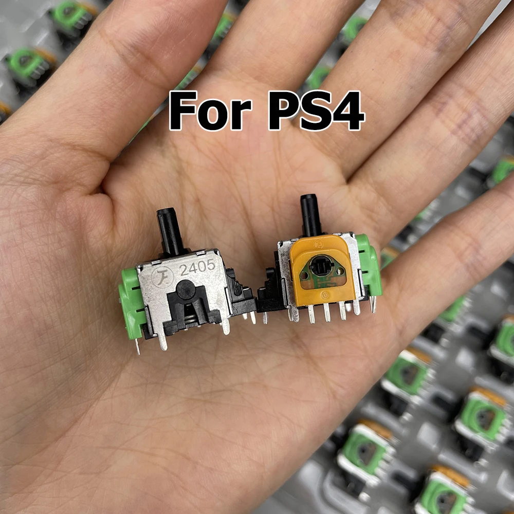 Reemplazo de Joystick de efecto Hall GSF 2 piezas, módulo de Sensor de palo analógico 3D para controlador Ps4, reparación con tapas con herramientas