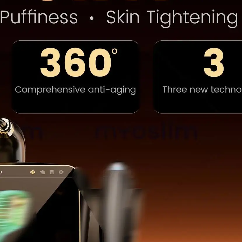 25D HIFU 360MAX Facial Lift Body Lift 3 In 1 EMS RF Machine For Non Invasive Facial Anti Aging And Body Firming Slimming