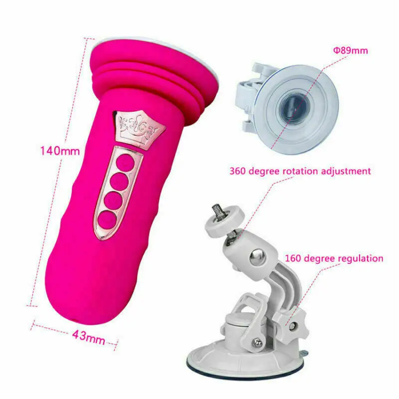 Automatic Telescopic Sex Machine Dildo G-Spot Vibrator with Suction Cup Female Masturbator Vagina Massager for Women Sex Toys