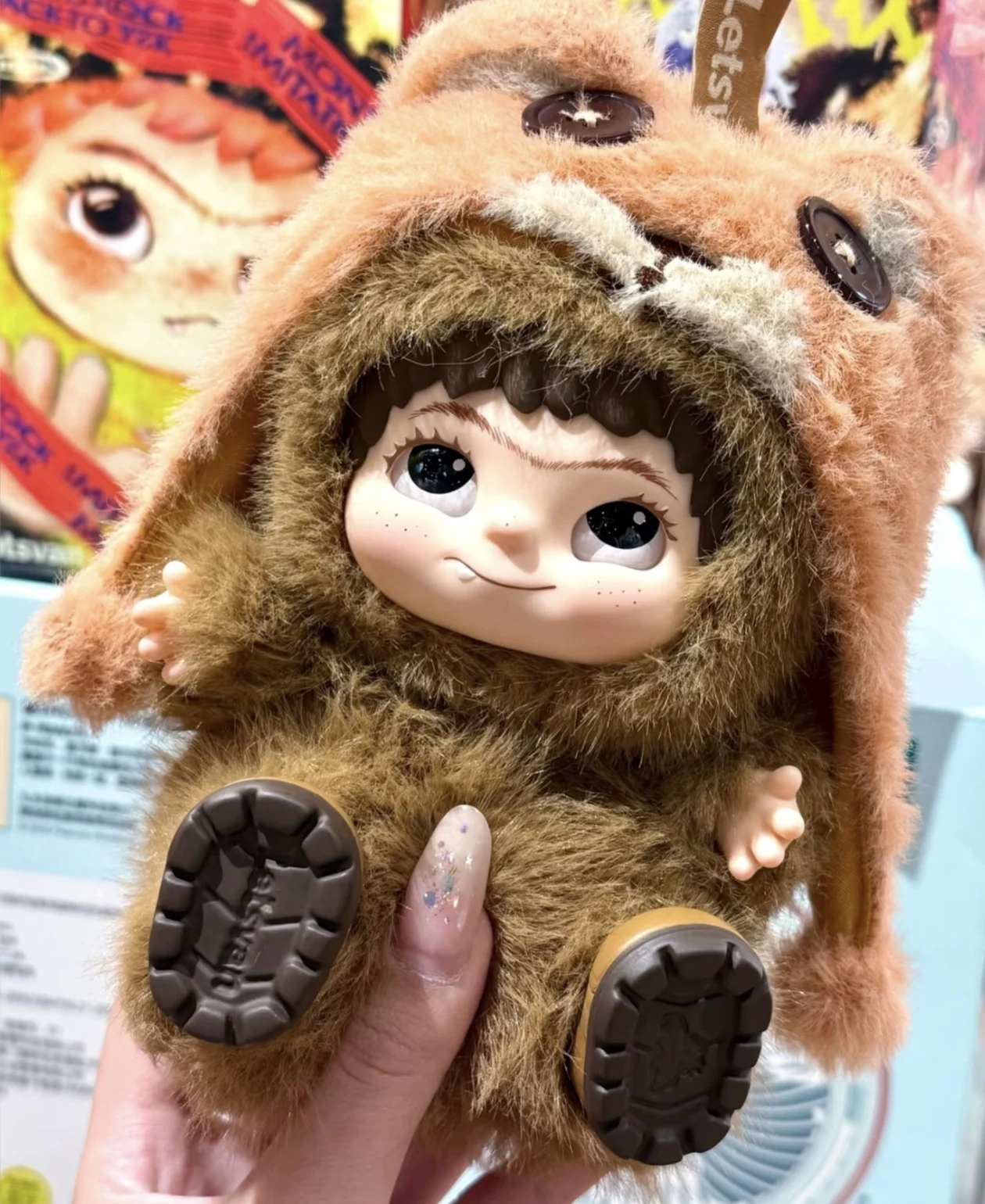 

NEW Wakuku Aw Fuzzy Trend Fun Party Series Blind Box Doll Bag Pendant Pain Decoration Ornament Mystery Box Cute Birthday Gift