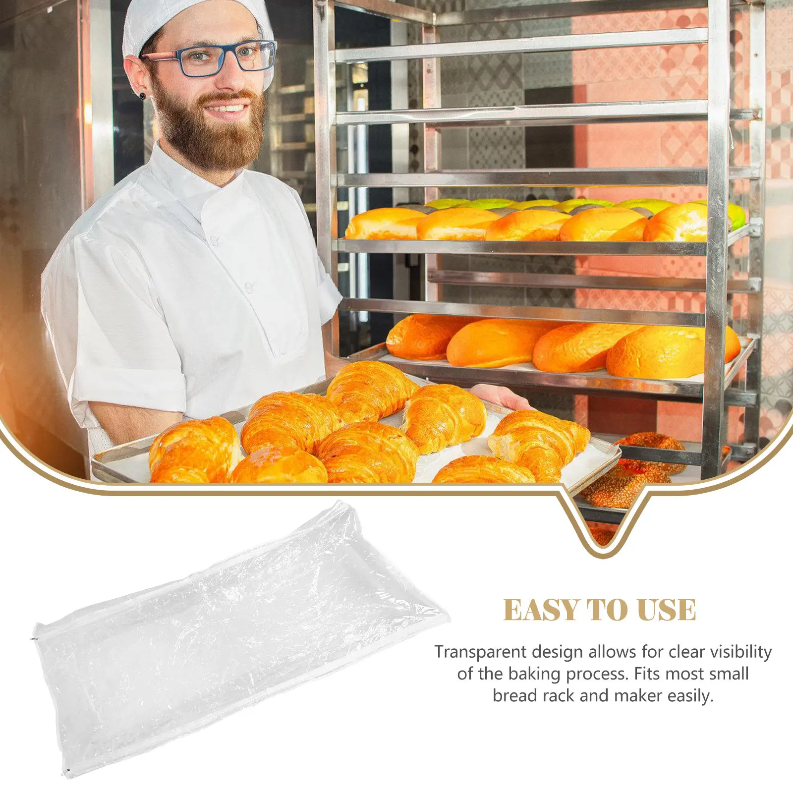 

Clear Reusable Plastic Protects from Dust Scratches Fits Most Bread Machines Organizer for Countertop Storage