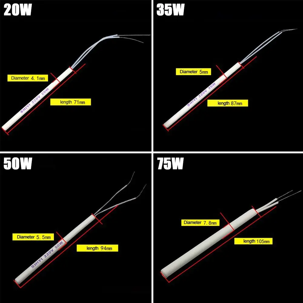 Ceramica elettrica 220V temperatura regolabile 908 908S saldatura elemento riscaldante interno saldatore riscaldatore strumenti