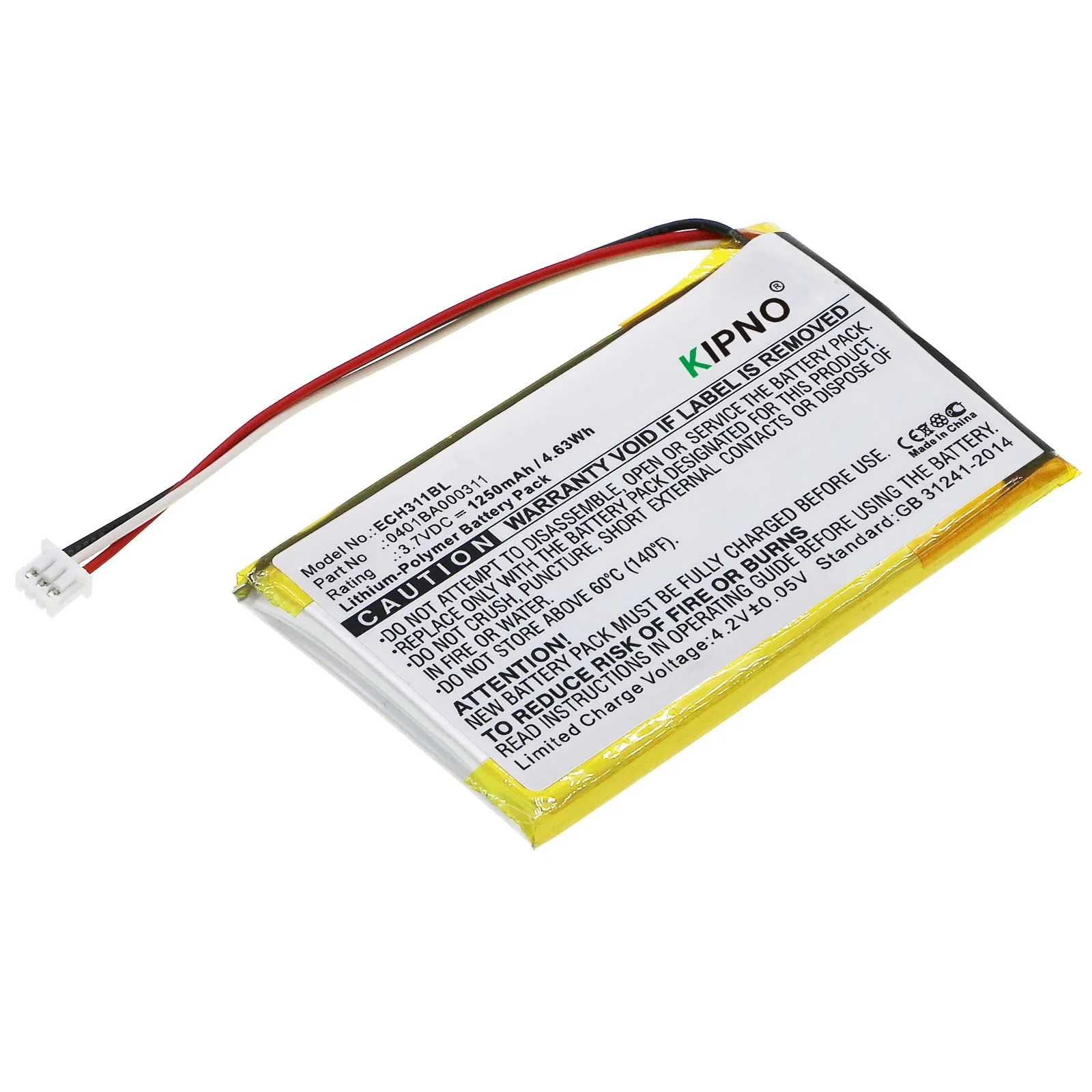 

KIPNO 1250mAh Battery 0401BA000311 Compatible with ELCA EVO Mago-EVO Mito-Vetta Vetta - Replacement Laptop Battery