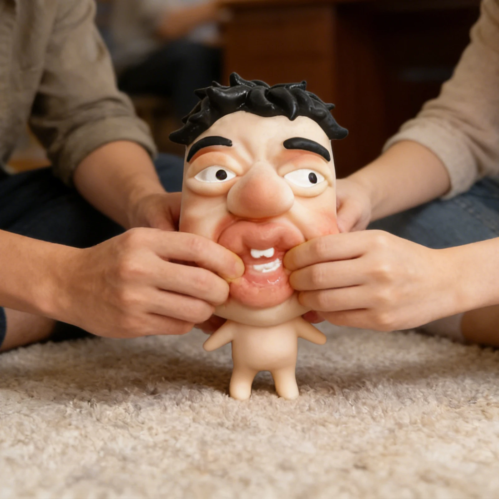 

Игрушка-антистресс для выдавливания прыщей с силиконовым корпусом и сменными пигментами, для взрослых, забавный подарок на день рождения