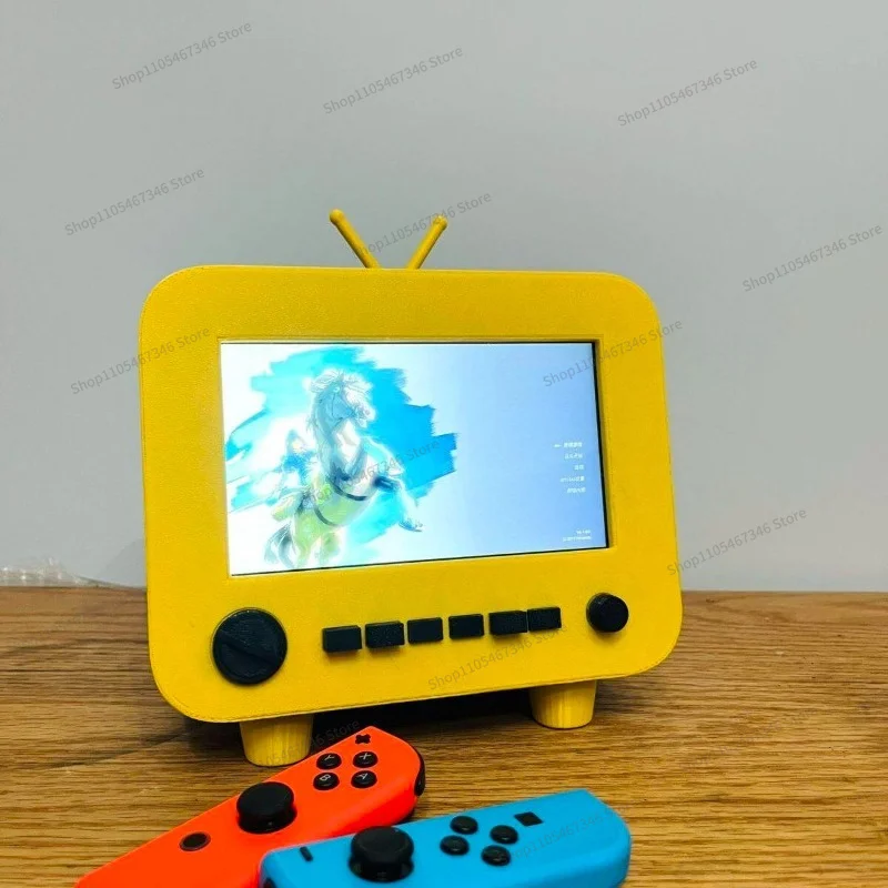 For Creative Base Decorative Bracket Handheld Accessories Display Game Console Handle Storage Small TV