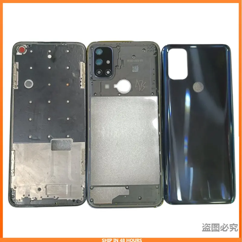 

Full Housing Case For OnePlus Nord N10 5G BE2029 BE2025 Front Frame+Middle Frame+Battery Cover door Replacement Parts