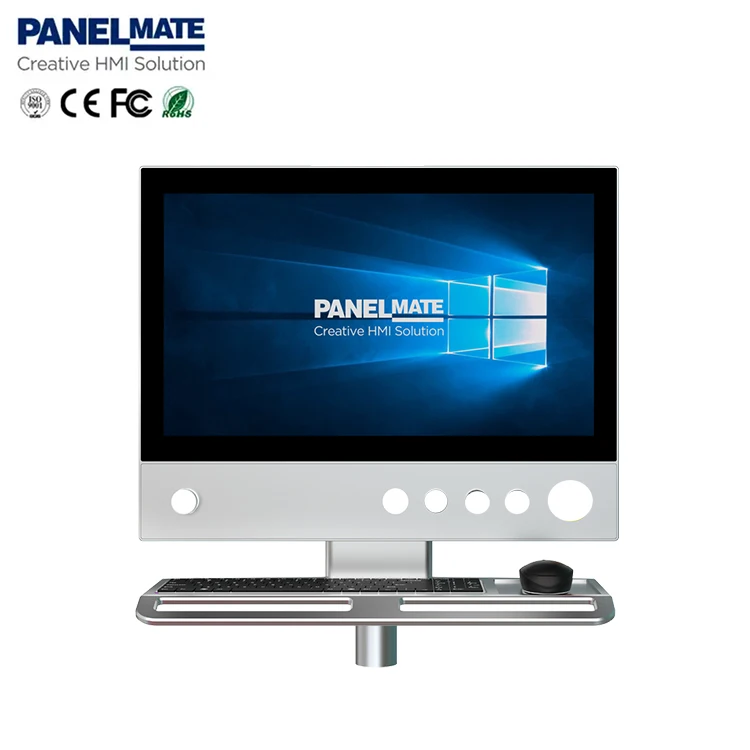 

21,5-дюймовый промышленный панельный ПК, передний водонепроницаемый емкостный сенсорный экран IP65, универсальный алюминиевый промышленный запас