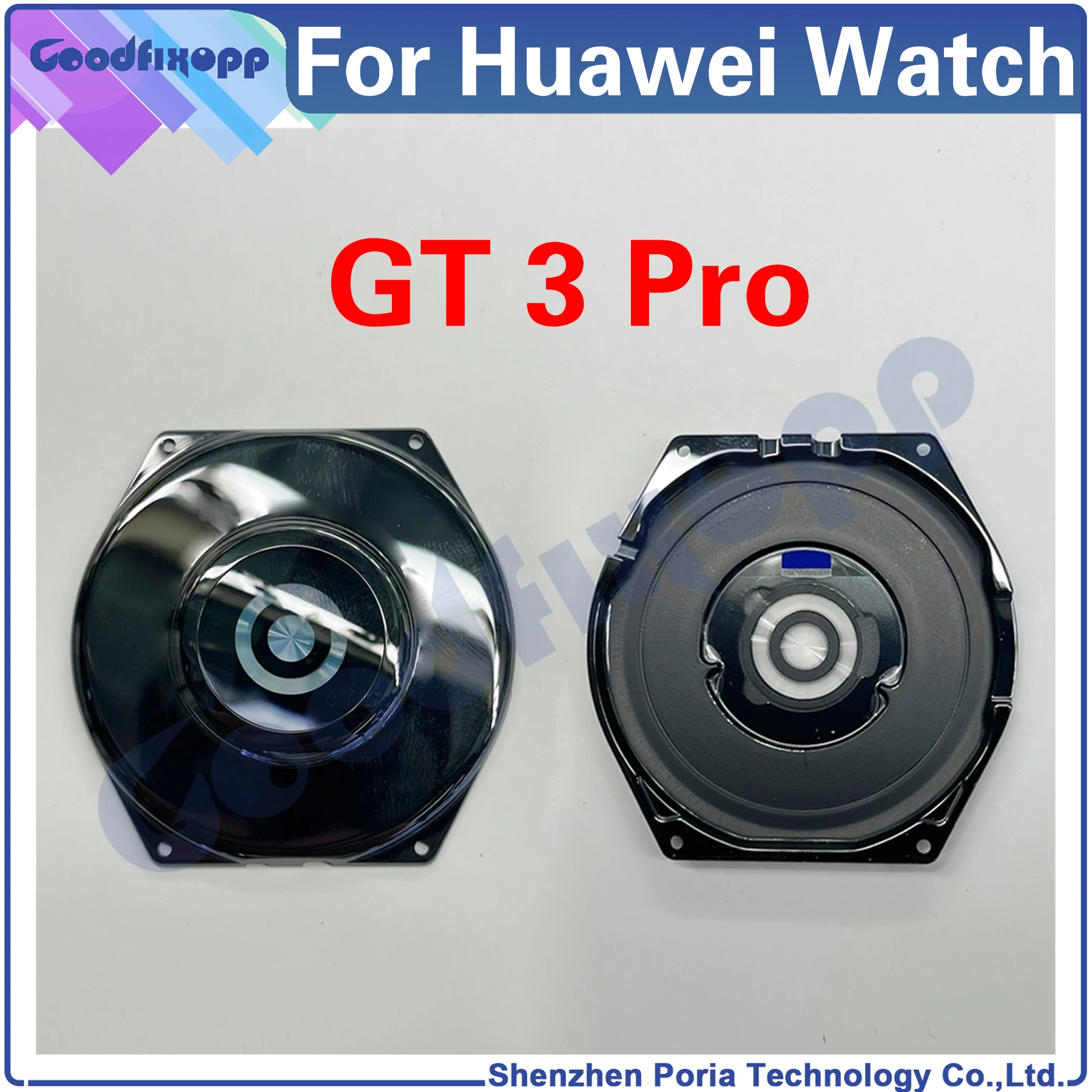 For Huawei Watch GT 3 Pro ODN-B19 FRG-B19 GT3 3Pro GT3Pro Back Cover Door Housing Case Rear Cover Battery Cover