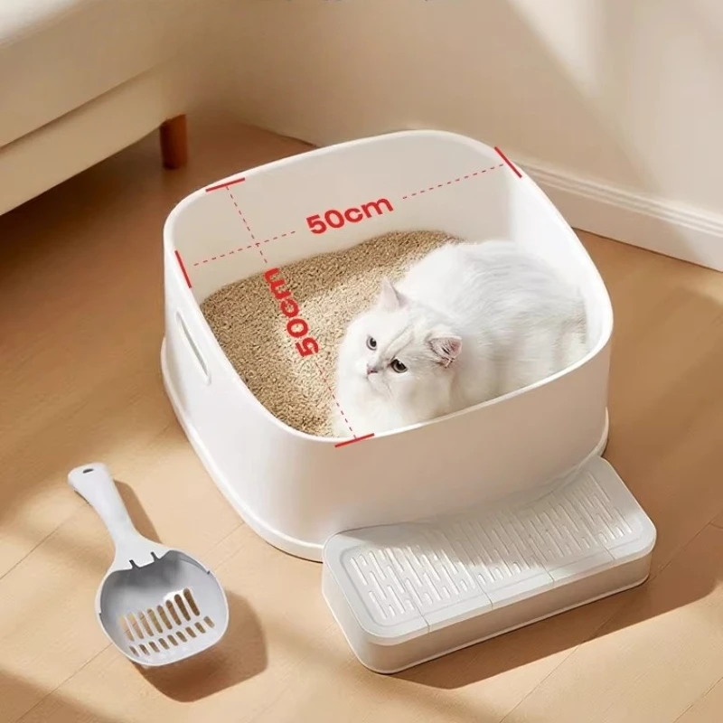 Self-Cleaning cat Litter Box Training Plastic Hiding cat Litter Box Automatically Defecation Automatische Kattenbak Home Items