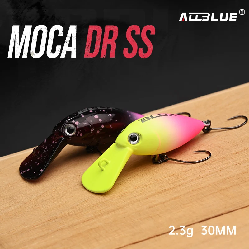 ALLBLUE MOCA DR SS Crankbait Hundimiento Lento – Señuelo Trucha - imagen 4