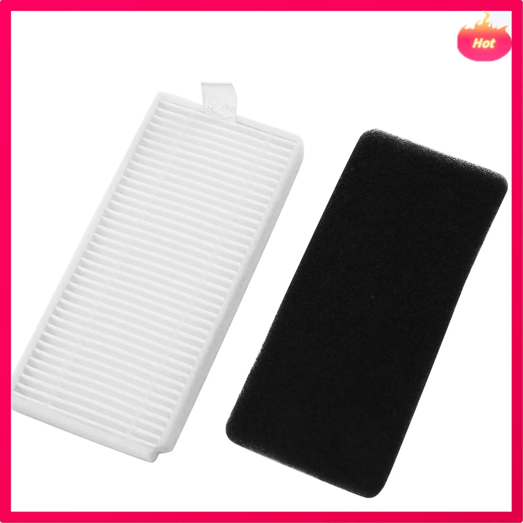 AD-36Pcs Side Brush Main Brush Frame Cover Caster Wheel Filter For ECOVACS DEEBOT 600 601 605 710 N79 N79S