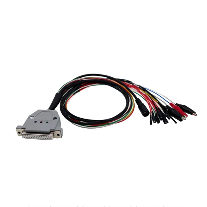 3 LED LIGHTS With Switch Boot Bench Cable DB25 For SM2 PRO+ J2534 VCI Read Write ECU BATT VCC KLINE CAN-L