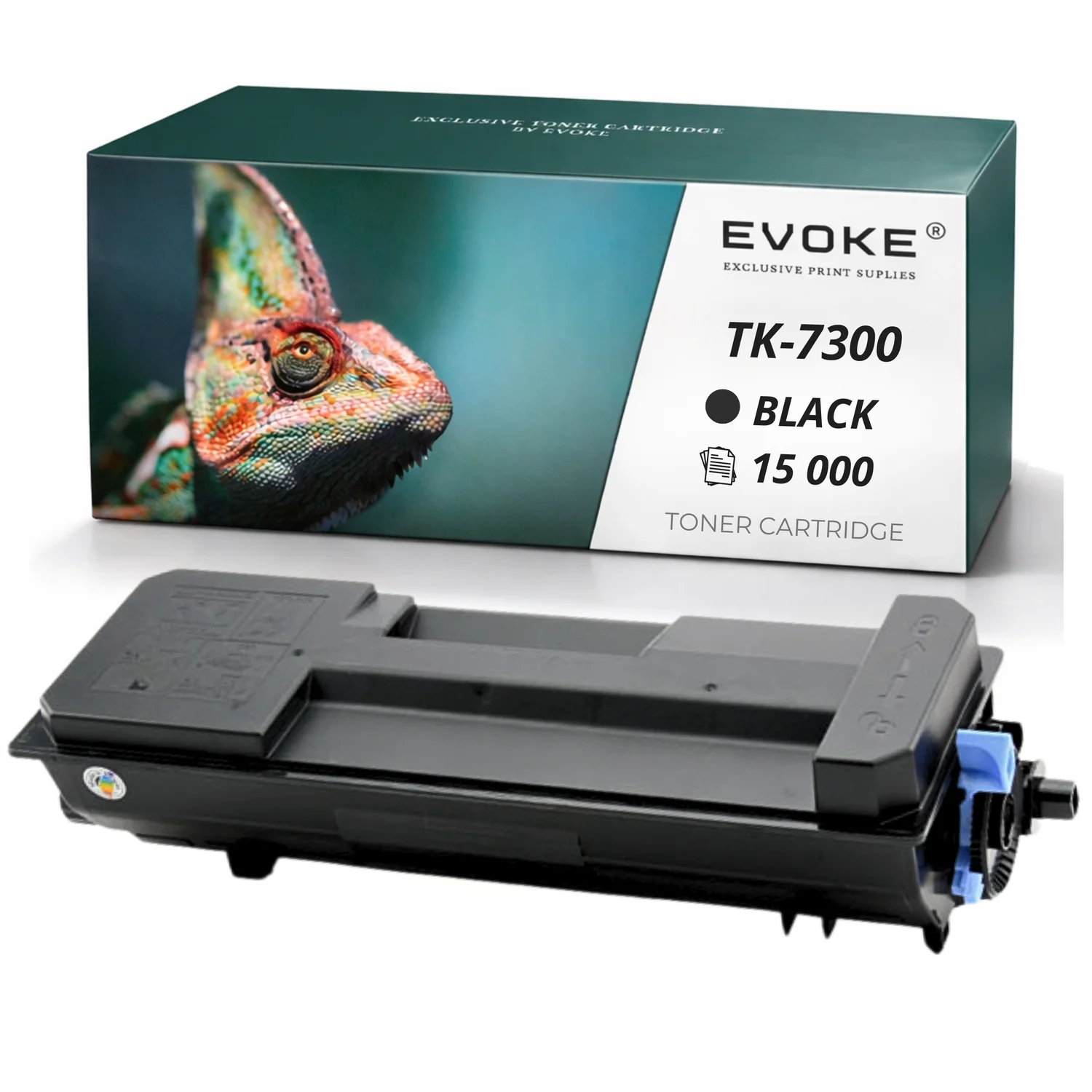 Evoke Compatibele Toner voor Kyocera Tk7300 Tk-7300 Zwart 15000 Pagina's Ecosys P4035Dn P4040Dn