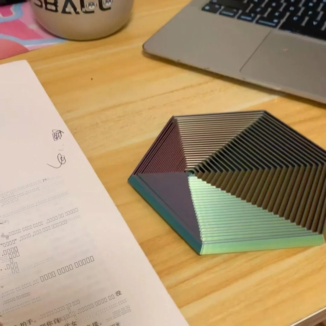 ثلاثية الأبعاد الطباعة تململ برج سداسية الضغط سداسية أشكال مختلفة هدايا السنة الجديدة سطح المكتب زينة لعب الأطفال #4