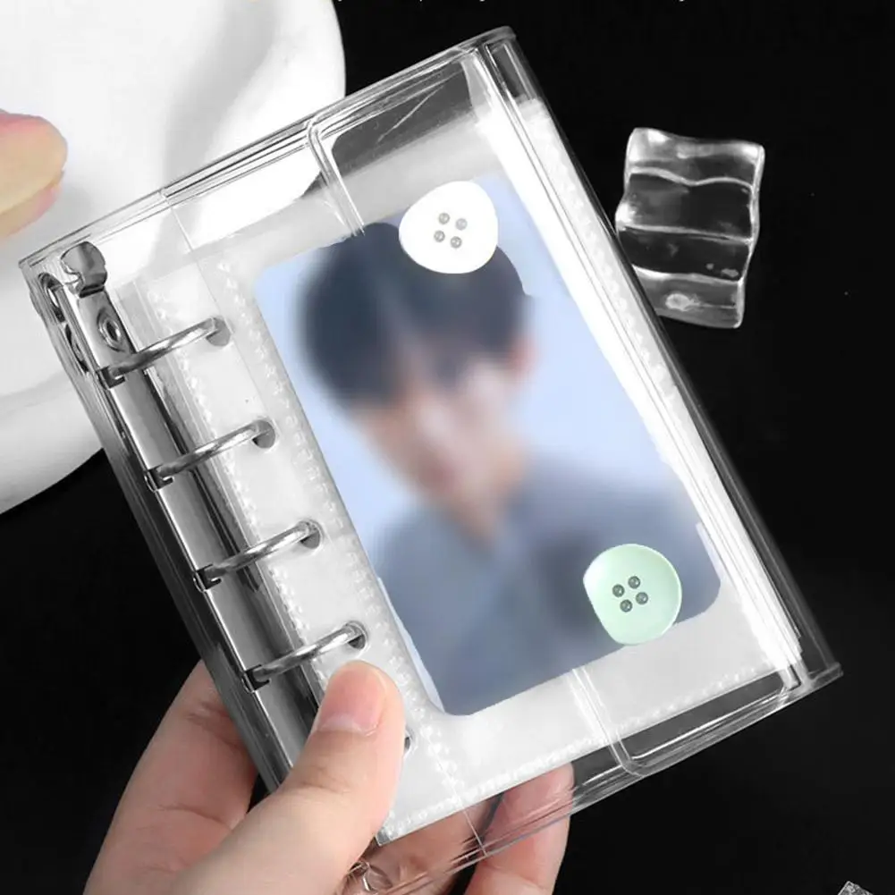 مجلة M5 Binder شفافة، مشبك مزدوج جمالي بسيط، إدراجات آمنة وخفيفة الوزن وقابلة للتخصيص لتخطيط الملاحظات